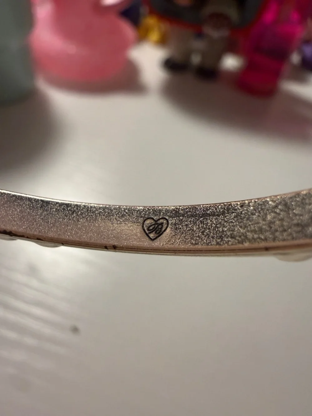 brighton Silver Bangle Bracelet with Turquoise Accents - Picture 2 of 5